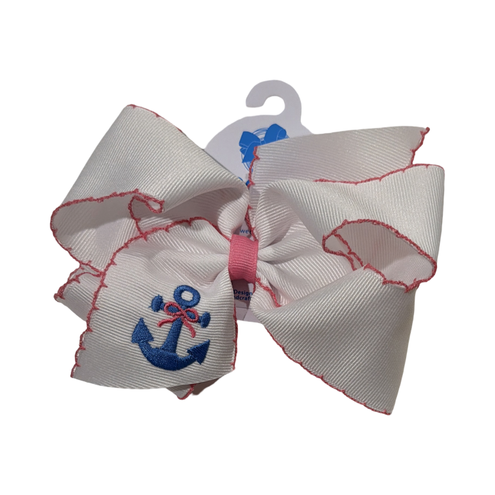 King Moonstitch Bow Anchor Embroidery