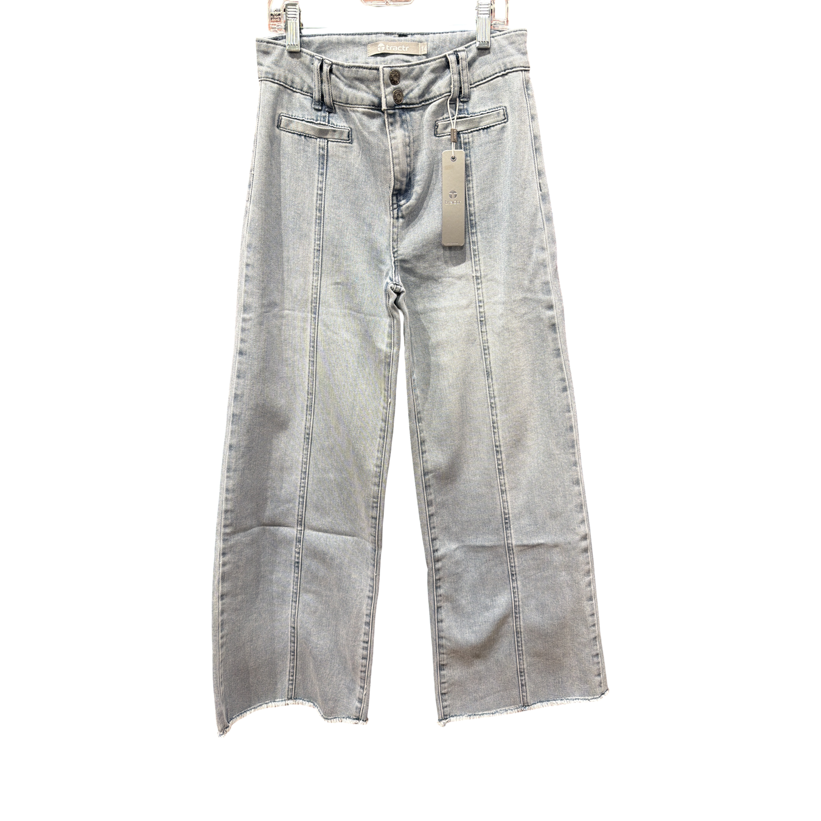 Girls Tractr Wide Leg Cropped Jean