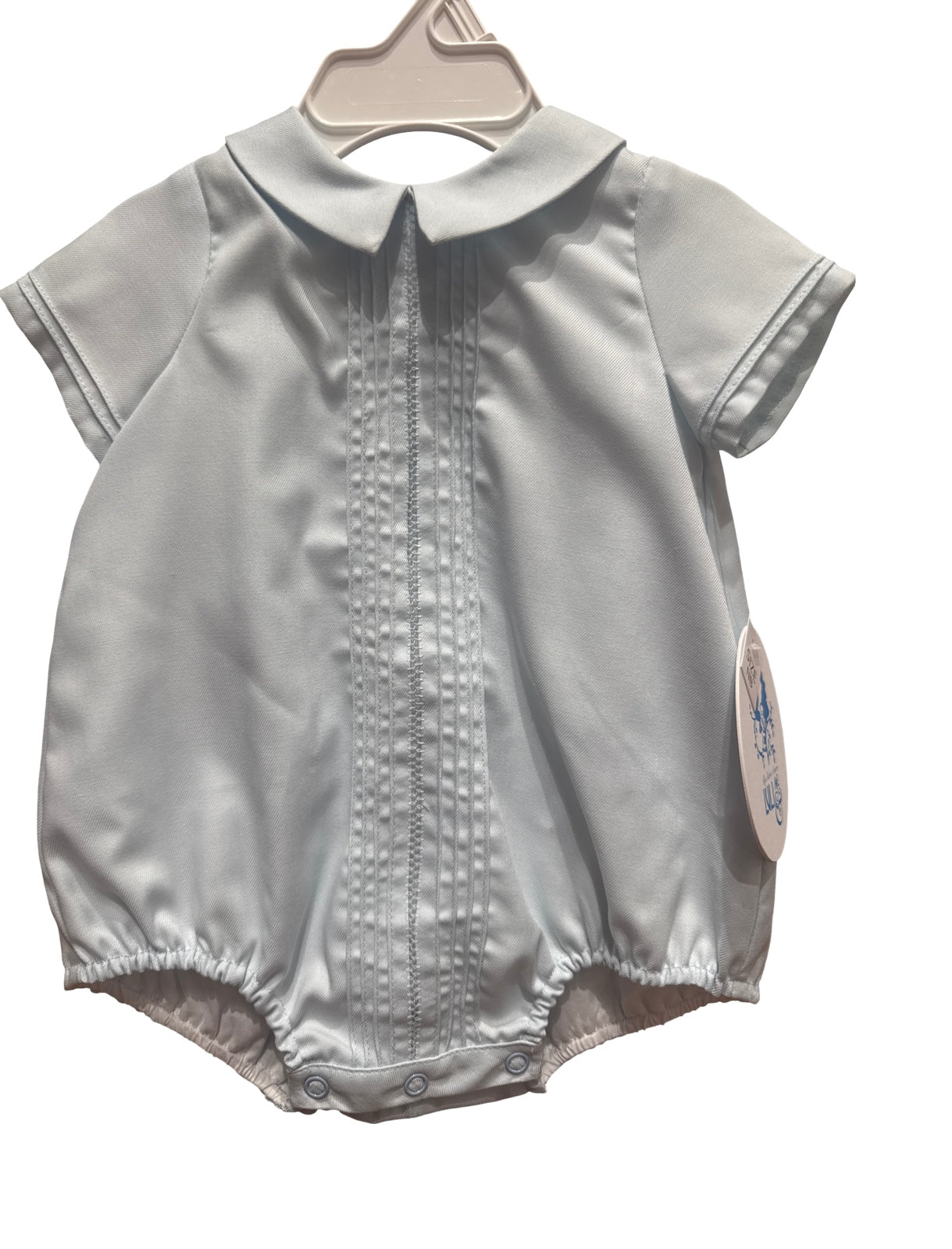 Pintucks Boy Bubble-Blue