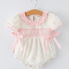 Mama’s Mini Smocked Bow Ruffle Bubble