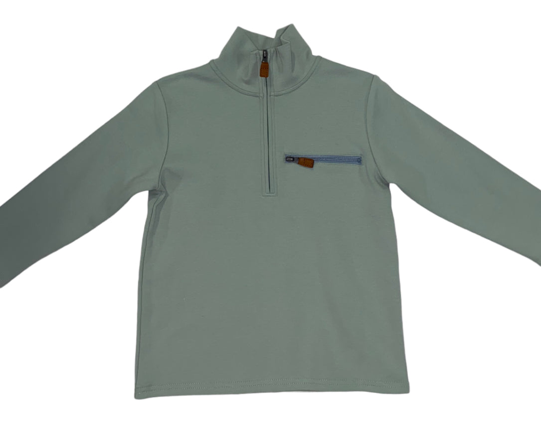 Millie Jay Kingston 1/4 Zip Pullover-Green