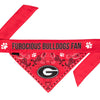 Ncaa Georgia Bulldogs Reversible Pet Bandana