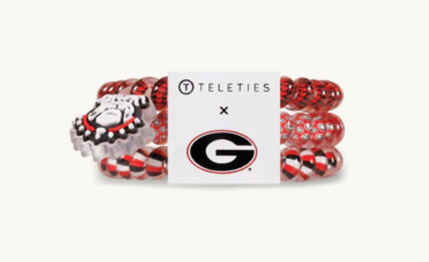 Teleties University Of Georgia-Hair Ties