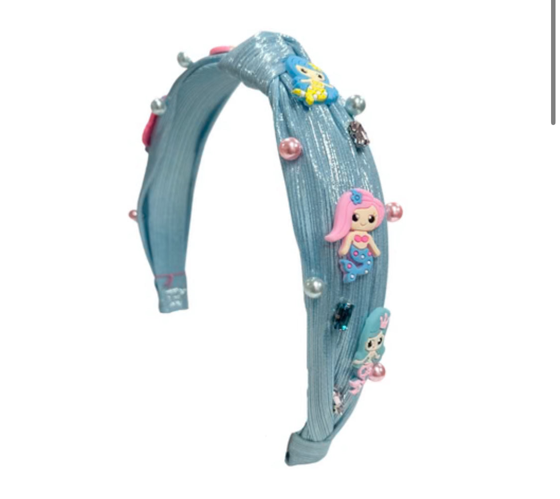 Bari Lynn 3D Charm Headband - Mermaid