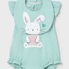 Bay Girl Bunny Romper & Bib Set