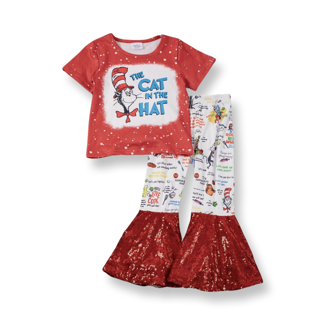 Cat In The Hat Sequin Bell Set