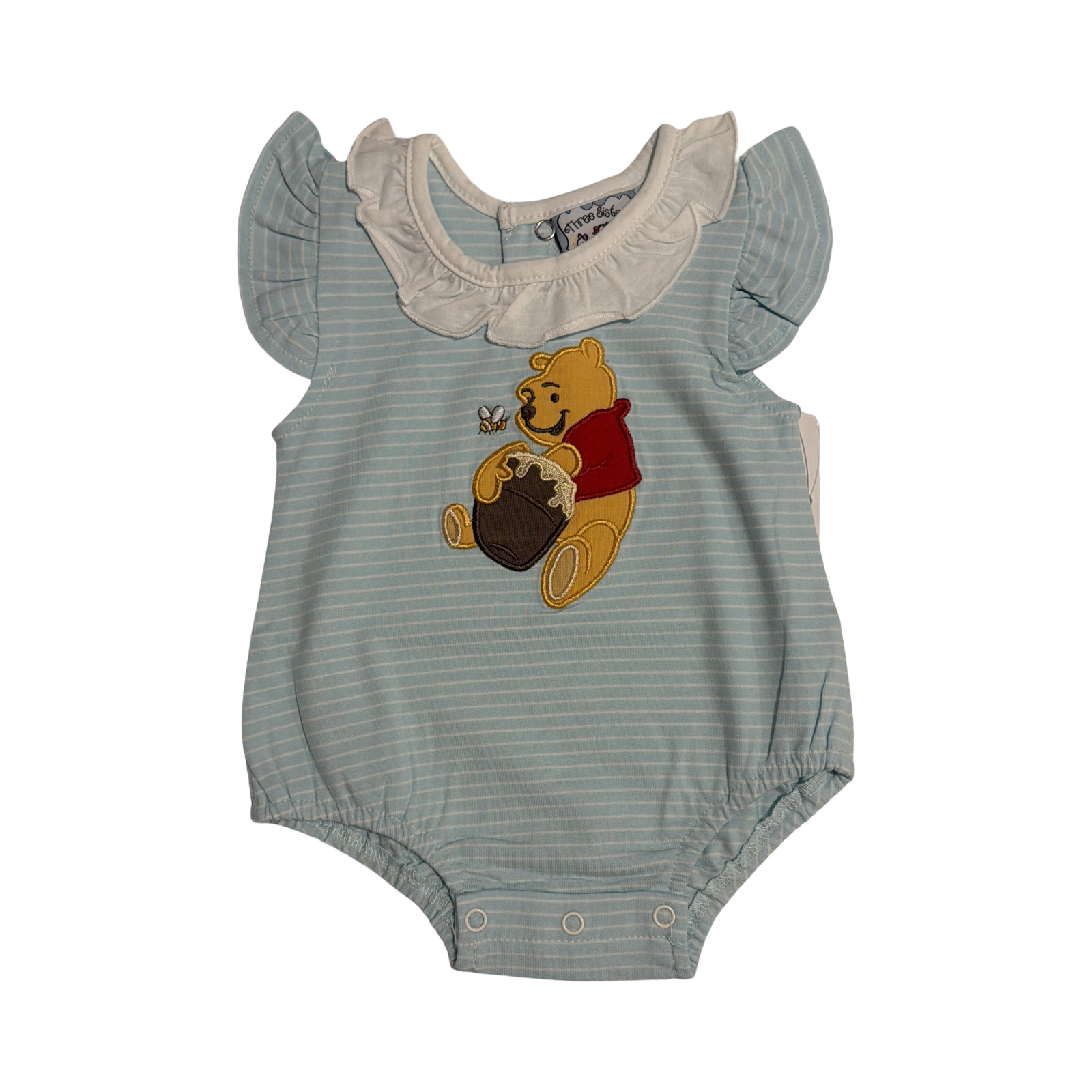 Three Sisters Honey Pot Pooh Appliqué Bubble