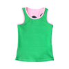 Country Club Green/Pink Active Wear Top