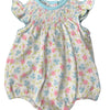 Magnolia Baby Natalie’s Classics Bishop Printed S/S Flutters Bubble