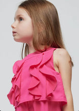 Load image into Gallery viewer, Mayoral Girls Pink Ruffled Crêpe Playsuit
