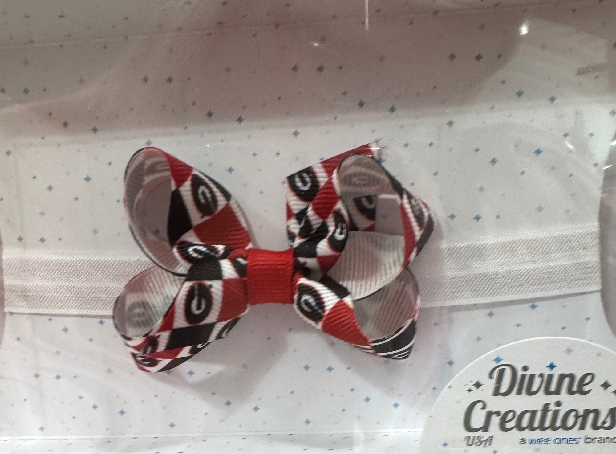 Georgia Newborn 0-6 month Baby Bow Headband with Giftbox