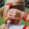 Spiral Hair Coils Small- Atlanta Braves Hair Ties