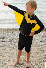 Load image into Gallery viewer, Great Pretenders Super Bat Swimsuit-2 piece
