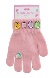 Girls Glitzy Gloves