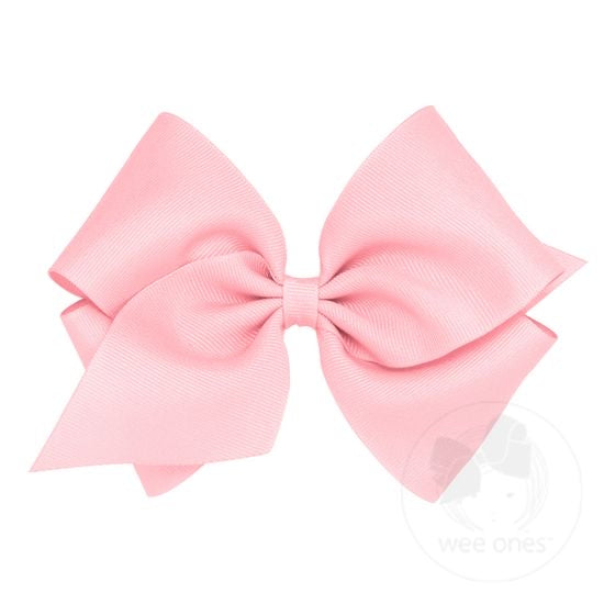 Wee Ones Bow Mini King - Lt Pink