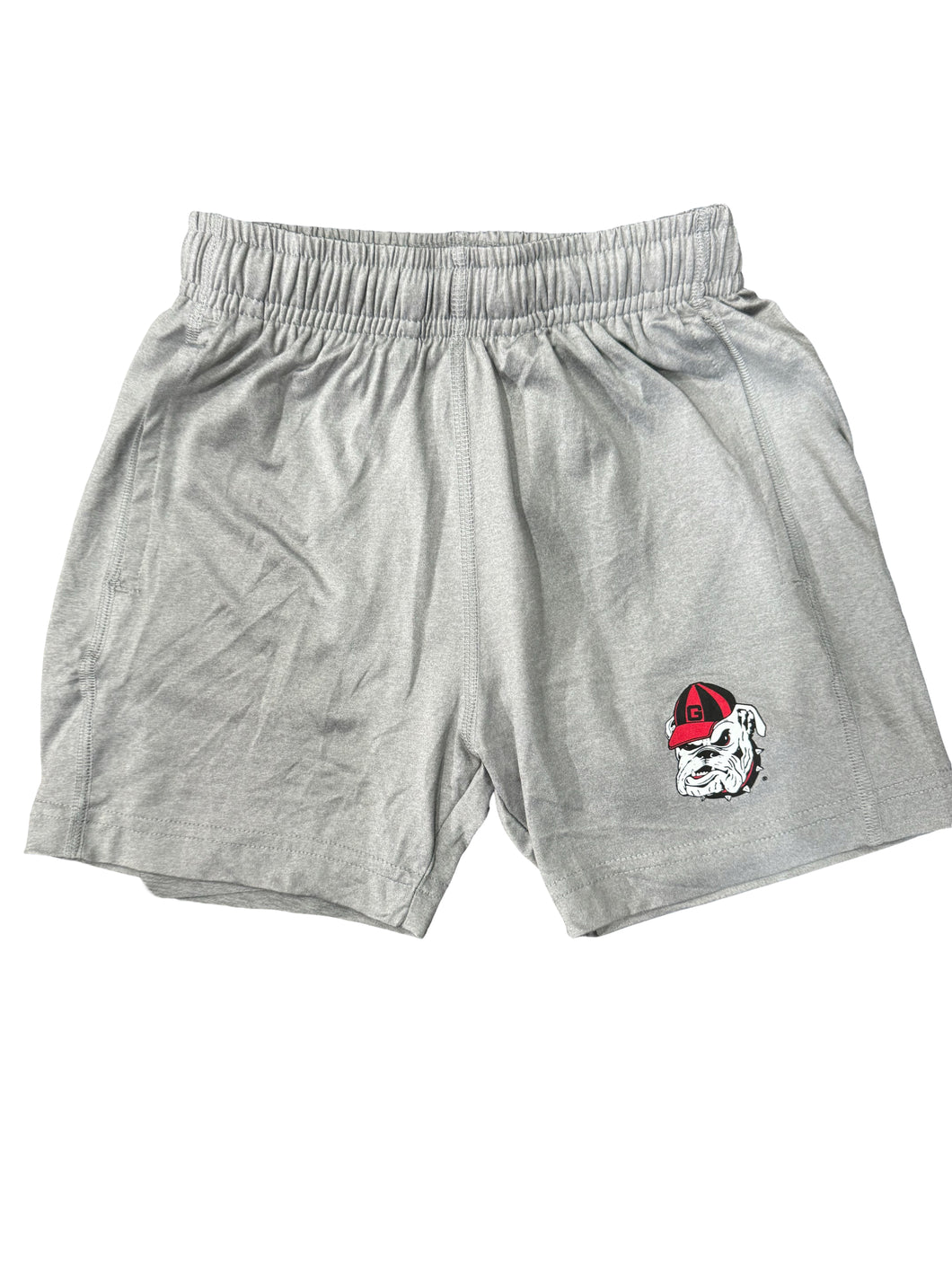 Wes & Willy Georgia Bulldog 2 in 1 short- Heather Grey