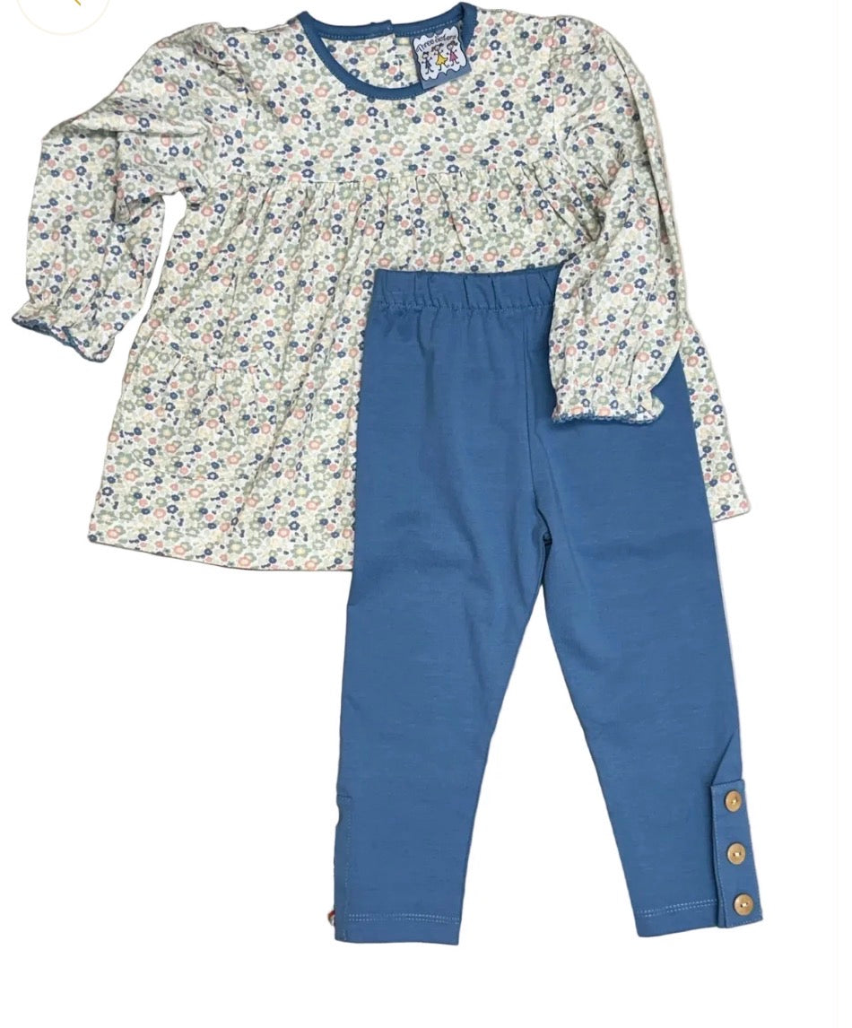 Vintage Ditsy Legging Set