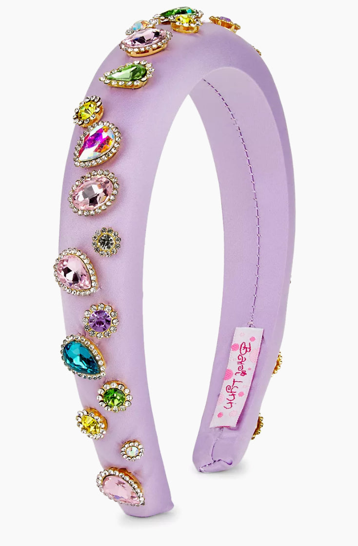 Bari Lynn Thin Jewel Padded
Headband