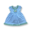 Magnolia Baby S/S Gingham Mallard Appliqué Dress