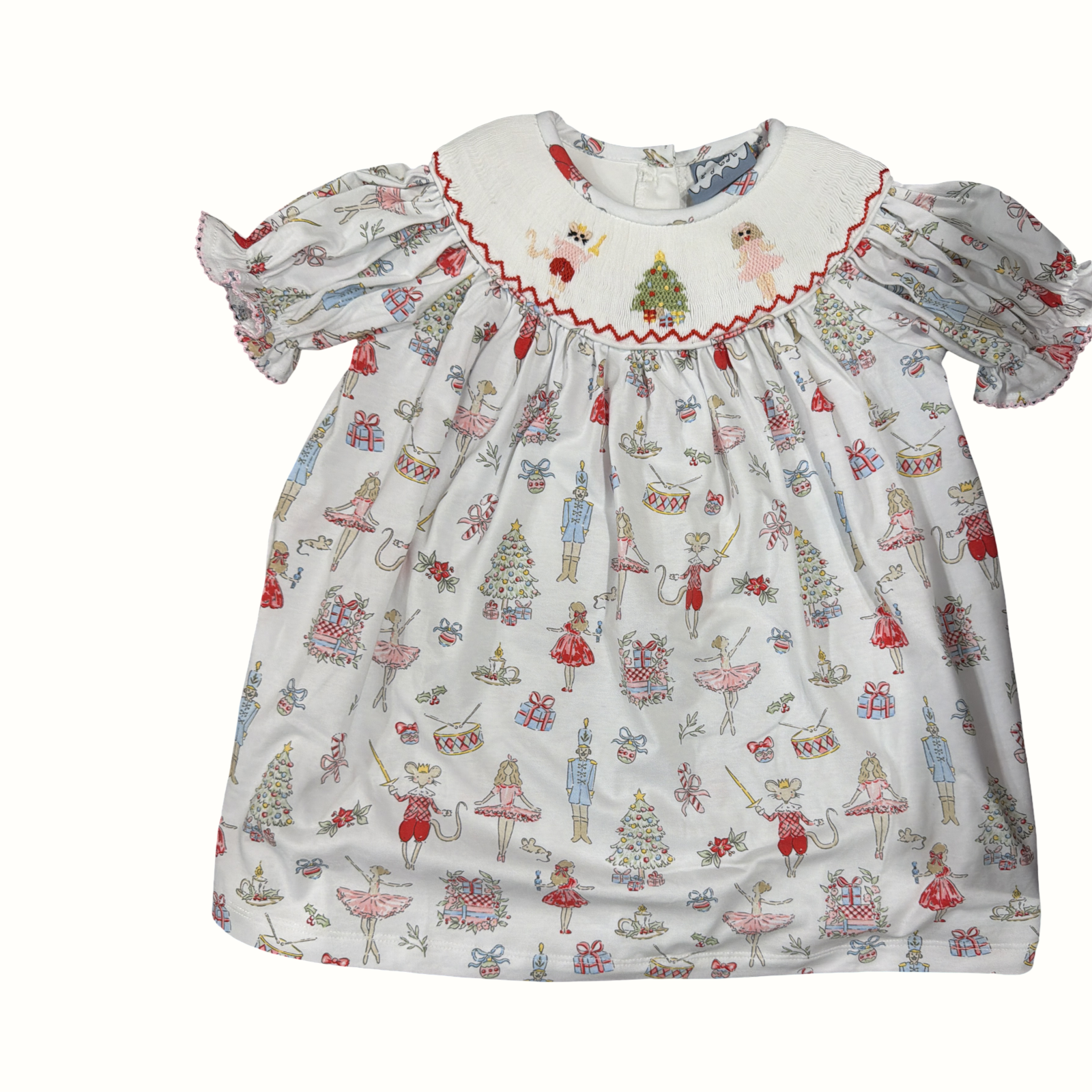 Nutcracker Smocked Bishop Dress
