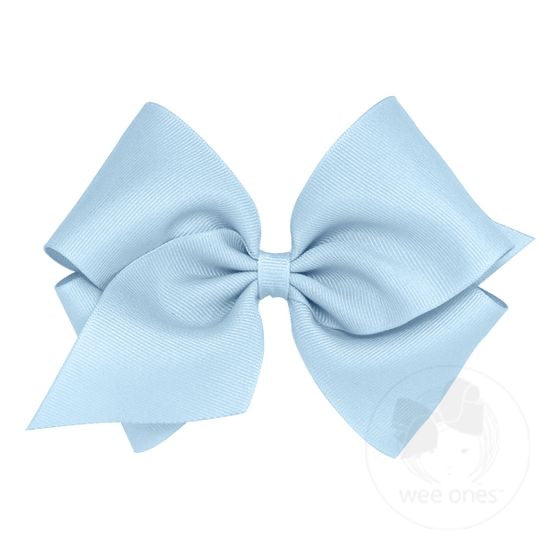 Wee Ones Bow Mini King - Lt Blue