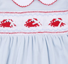 Load image into Gallery viewer, Magnolia Baby Crab Classics Smocked Collared Bubble
