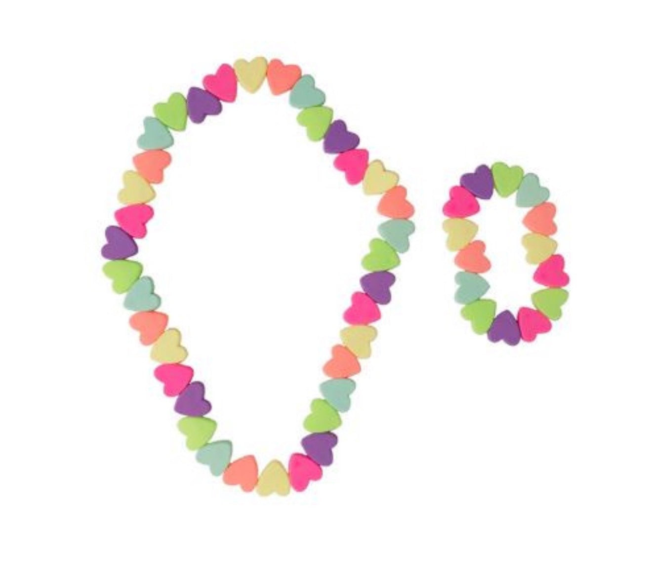 Sweet Heart Beaded Necklace