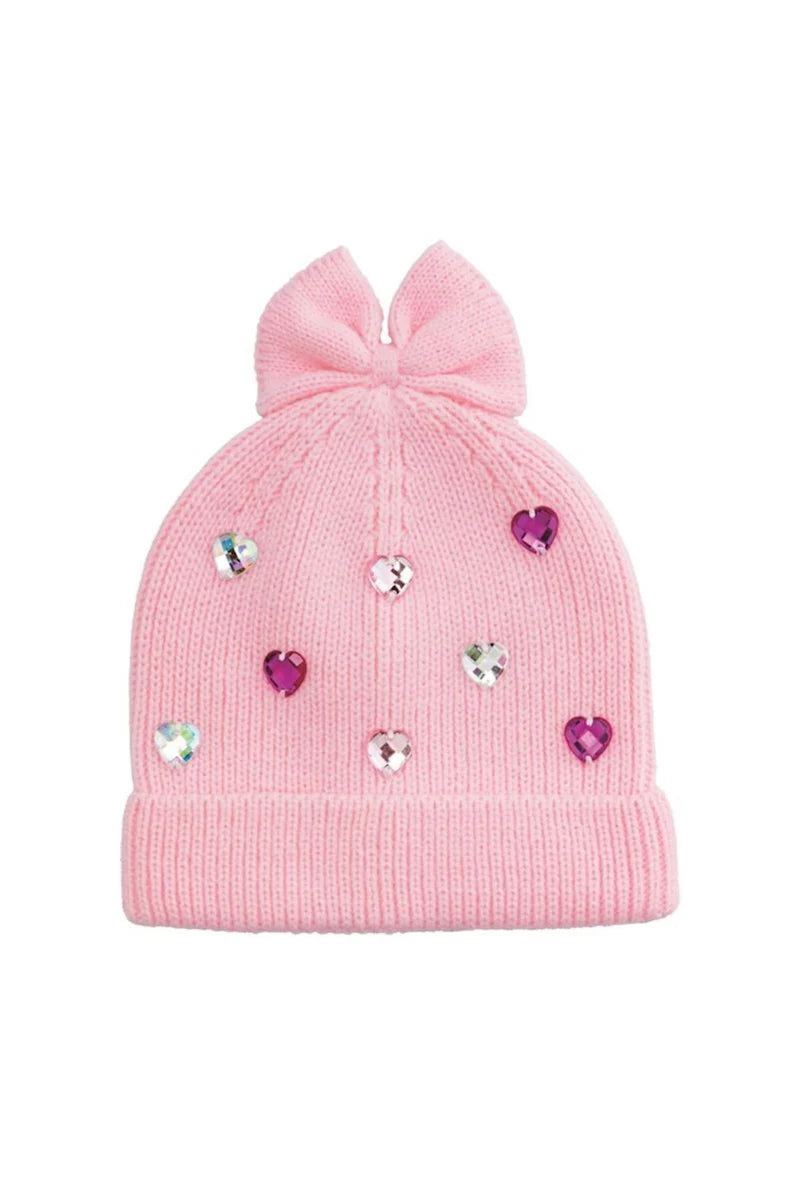 Girls Rhinestone Beanie Hat