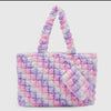 Quilted Scrunchies Large Tote Bag with Coin Purse