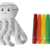 Mini Plush Octopus Colored Kit