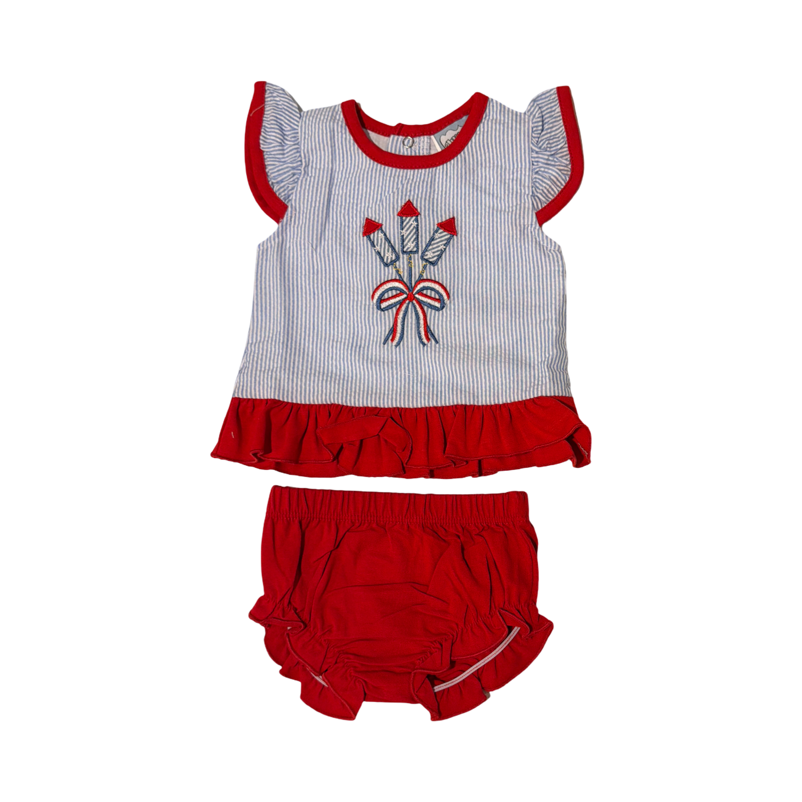 Three Sisters Fireworks A/S Appliqué Bloomer Set