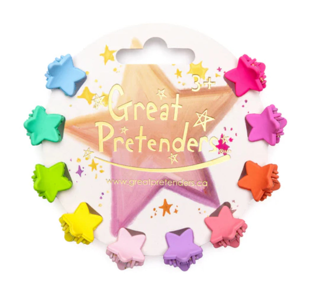 Great Pretenders
Rainbow Star Or Daisy Delight Mini
Hairclips 10pc Set