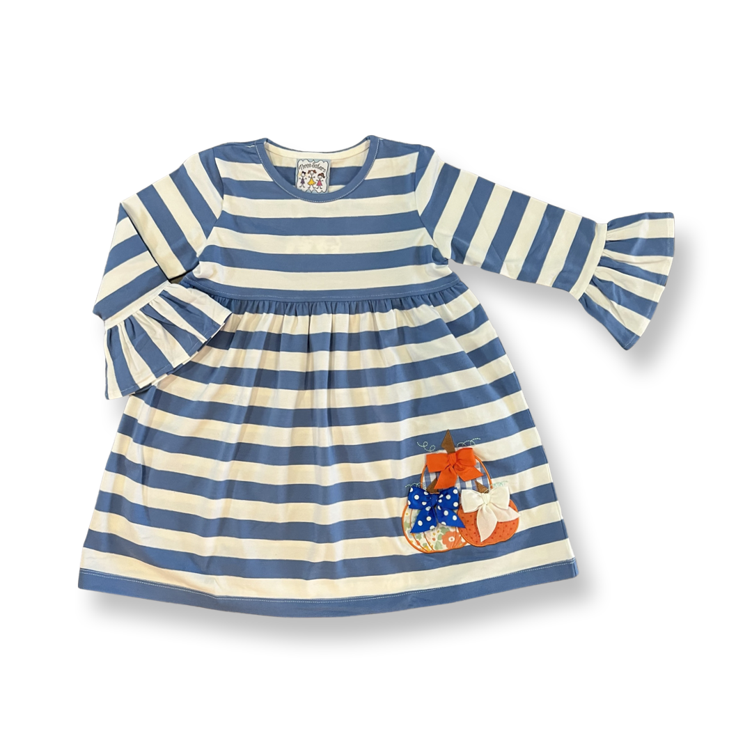 Three Sisters Pumpkin Patch Appliqué Dress