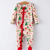 Grinch Inspired Baby Girl Ruffle Romper