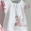 Mayoral 2 piece Girls Short Set- Bunny and Teddy Print