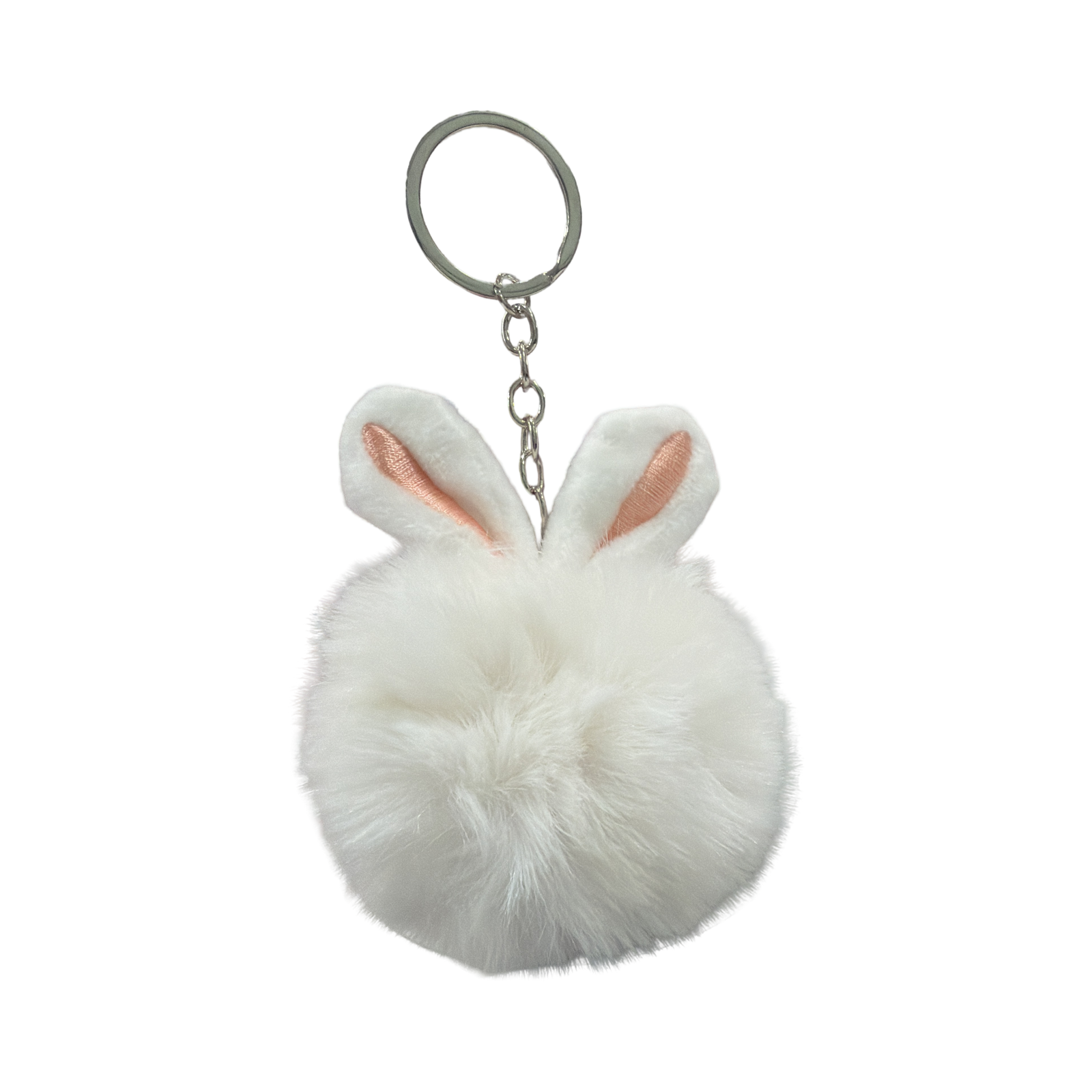 Pom Pom Bunny Keychain