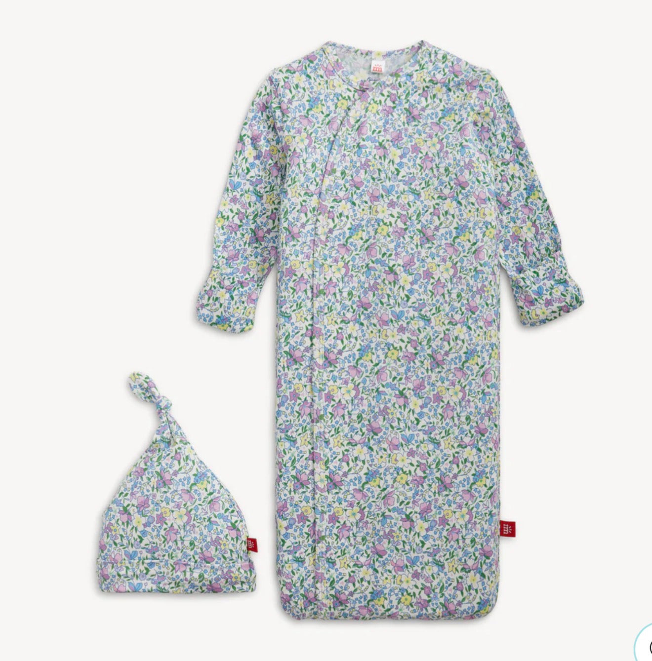 LAVINIA FLORAL MAGNETIC
GOWN + HAT SET