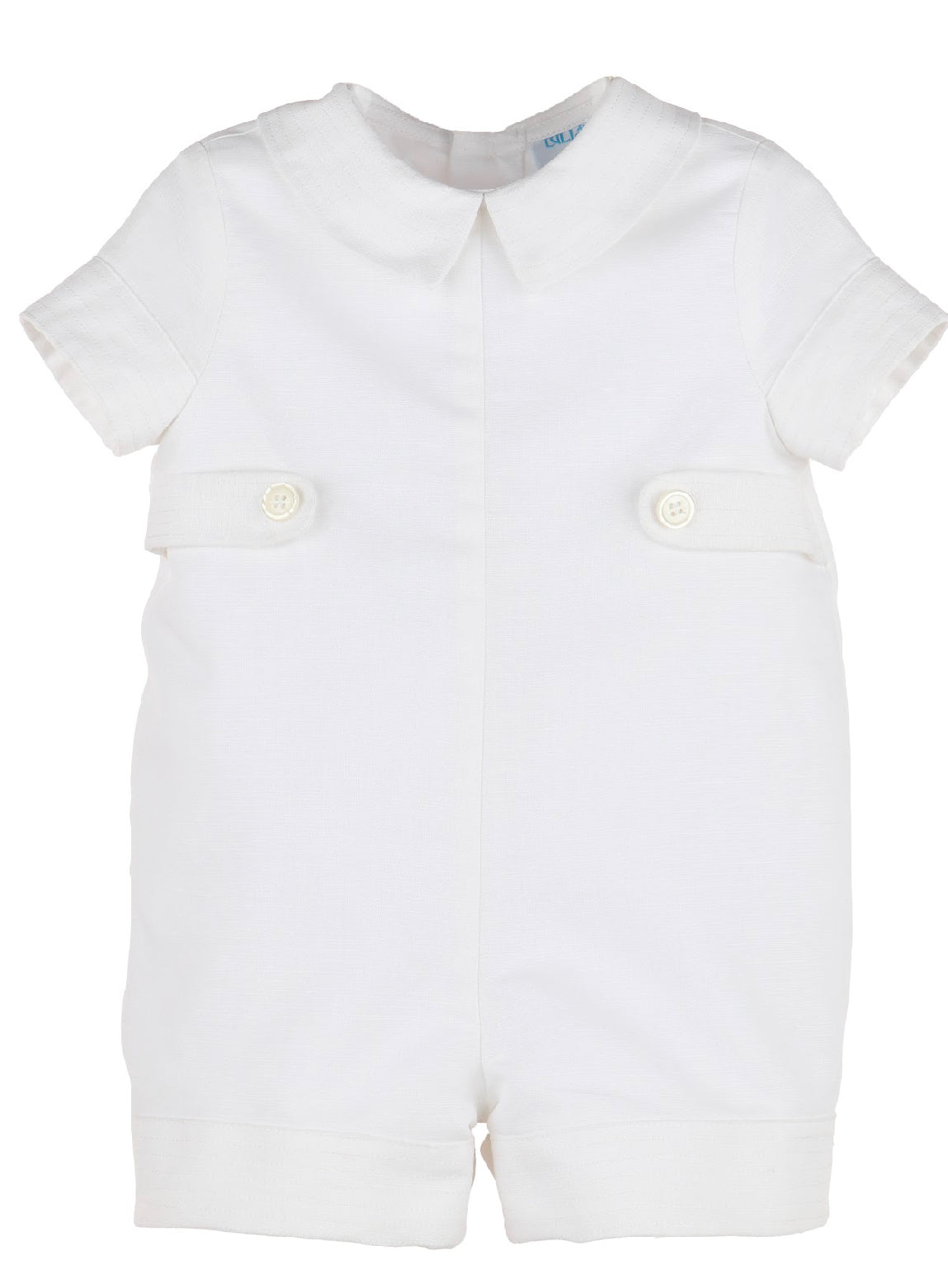 Luli & Me Linen Boy Bubble-White