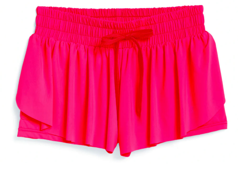 Fly Away Short- Barbie Pink