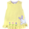 Bunny & Tulip Appliqué Sundress
