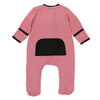 Bulldog Pride Appliqué Zip Footie