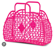 Load image into Gallery viewer, Iscream Pink Neon Large Jelly Bag
