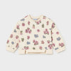 Floral Watercolor Print Pullover Top