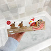 SANTA AND HIS REINDUCKS BATH
TOY SET