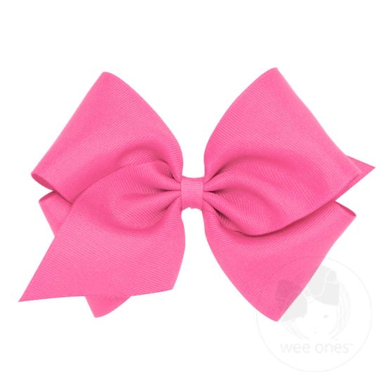 Wee Ones Bow Mini King - Hot Pink