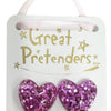 Great Pretenders
Boutique Glitter Hearts
Clip On Earrings