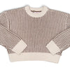 Design History Girls Brown & Tan Sweater