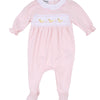 JUST DUCKY CLASSICS SMOCKED
GIRL FOOTIE - PINK