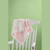 Chenille Bow Blanket-Pink