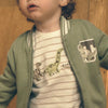 Boys L/S Appliqué Dino Tee